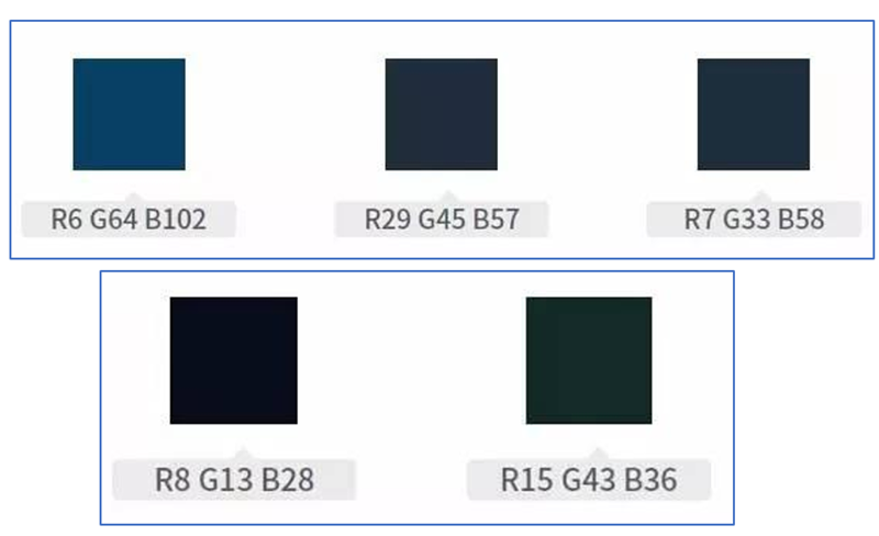 可視化大屏的配色方案