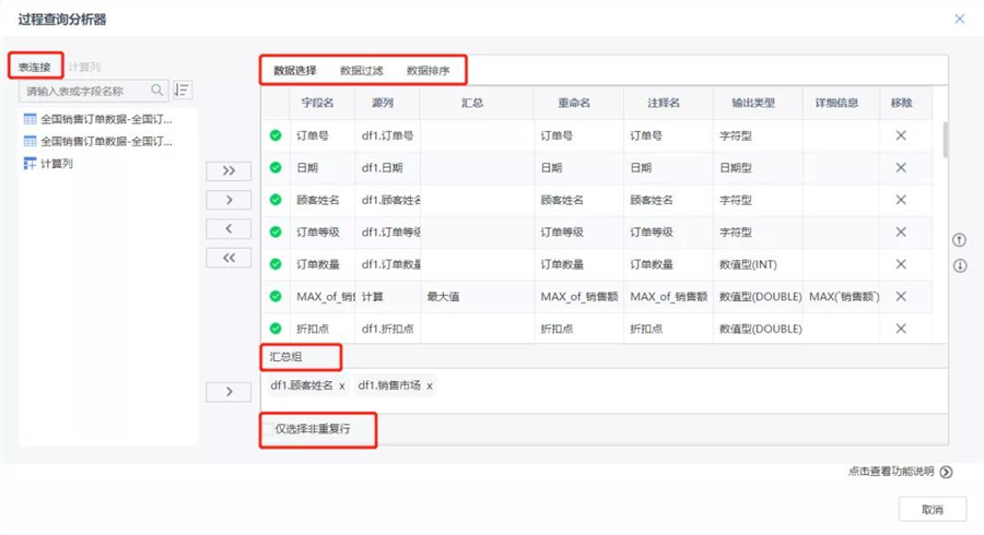 數(shù)據(jù)建模過程查詢分析器