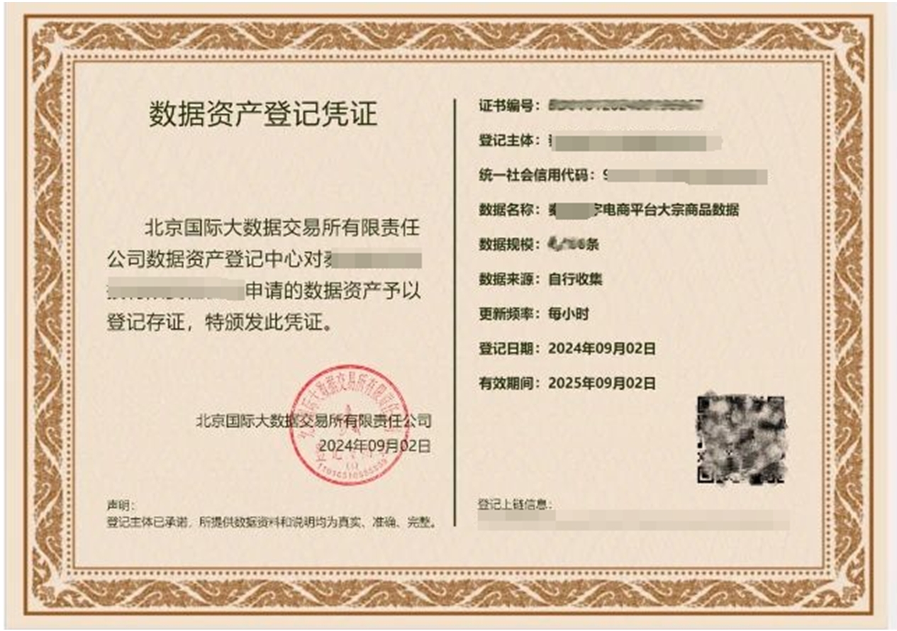 煤炭交易公司數(shù)據(jù)資產(chǎn)入表